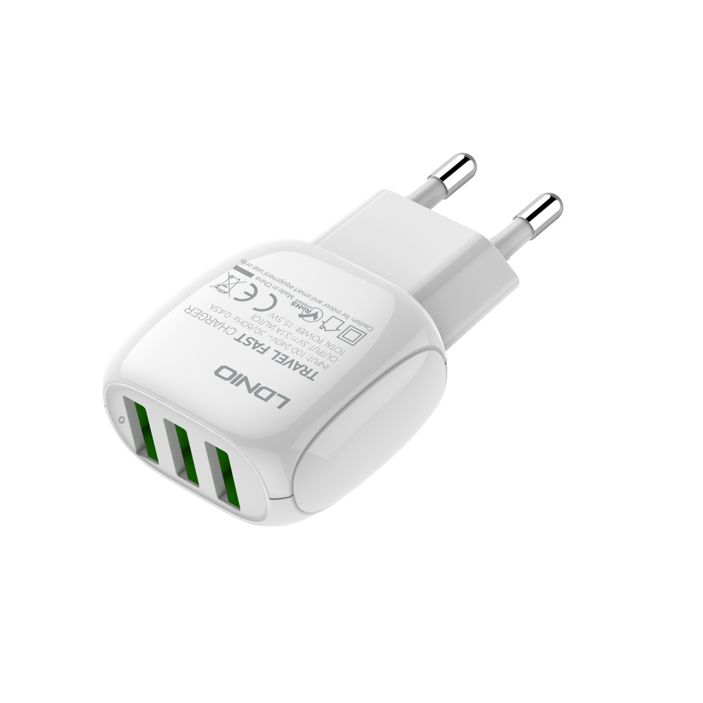 Ldnio Triple USB Travel Charger A3315