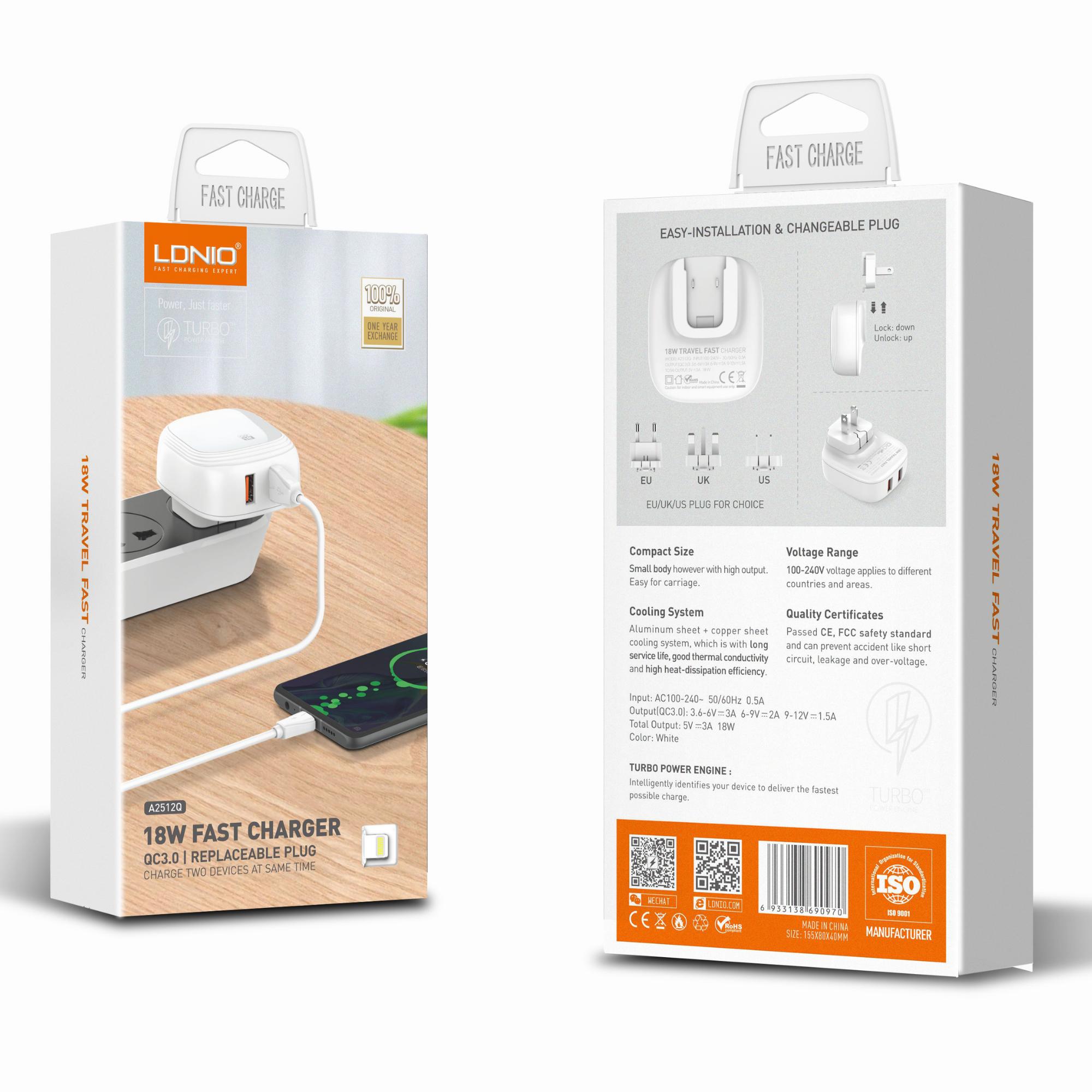 Ldnio Fast Charger A2512q