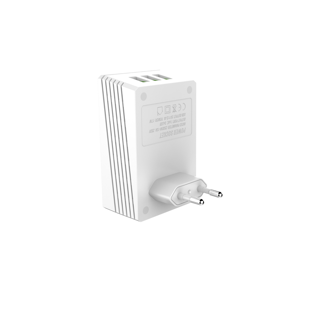 Ldnio 2 in 1 Travel Converter Adapter & Mobile Charger A3306