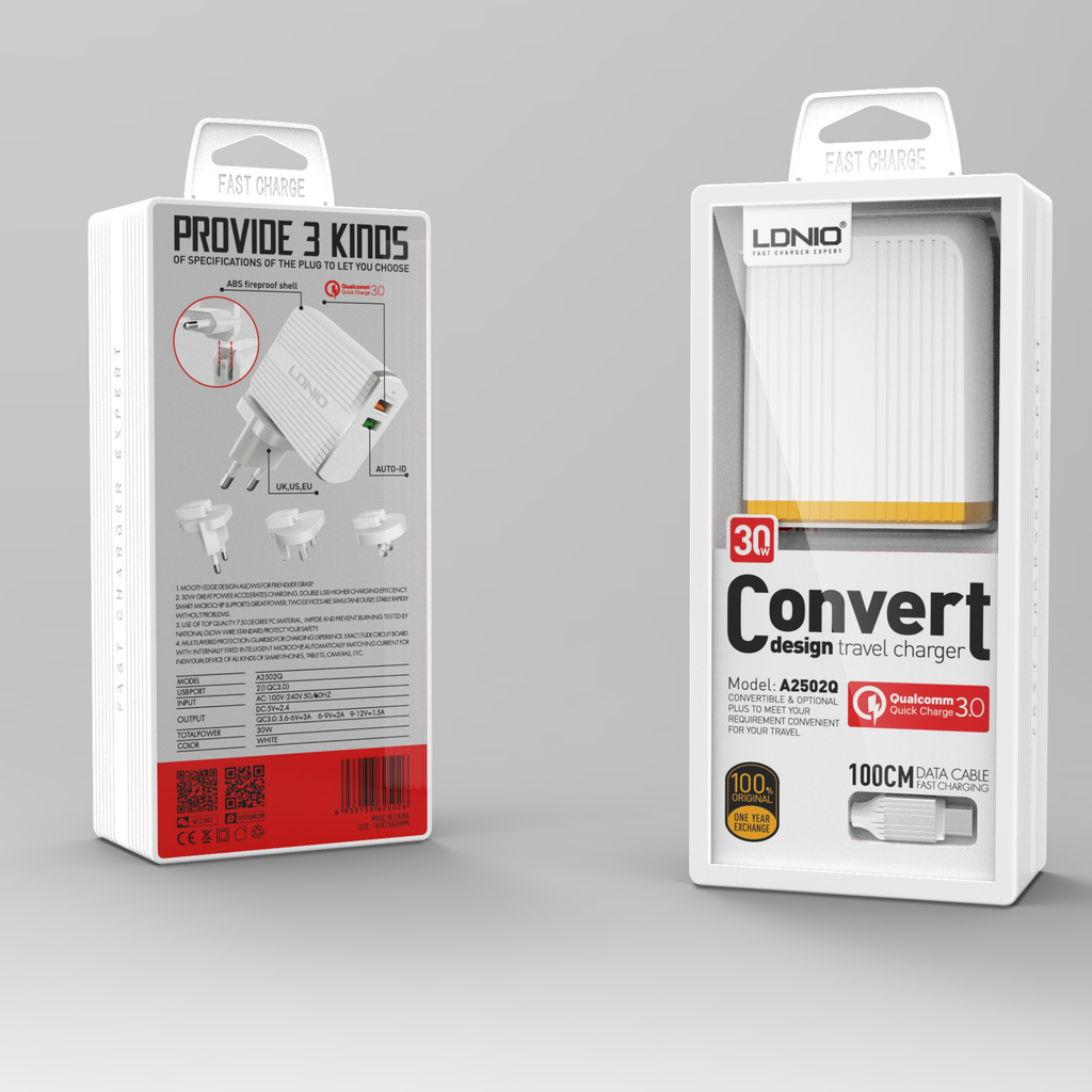 Ldnio Convert Design Charger A2502q