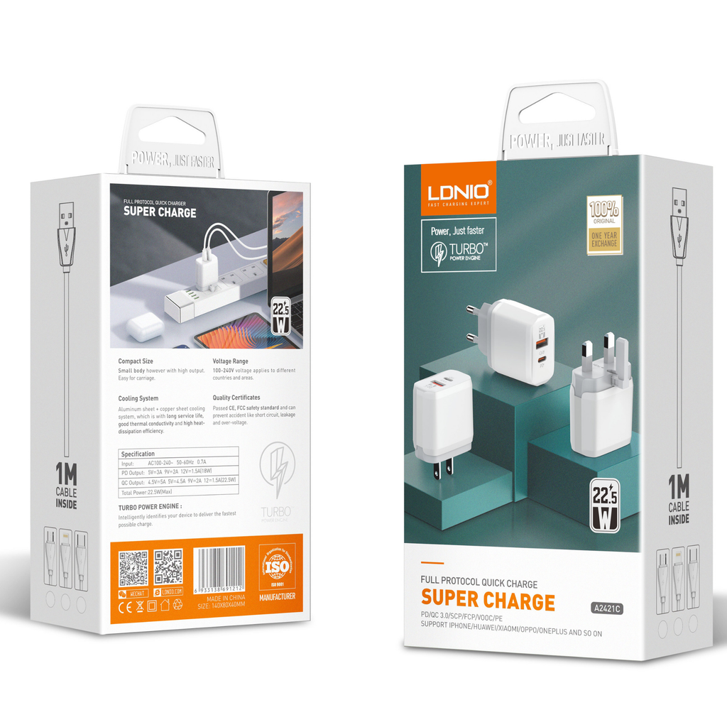 Ldnio Full Protocol Super Charge A2421C