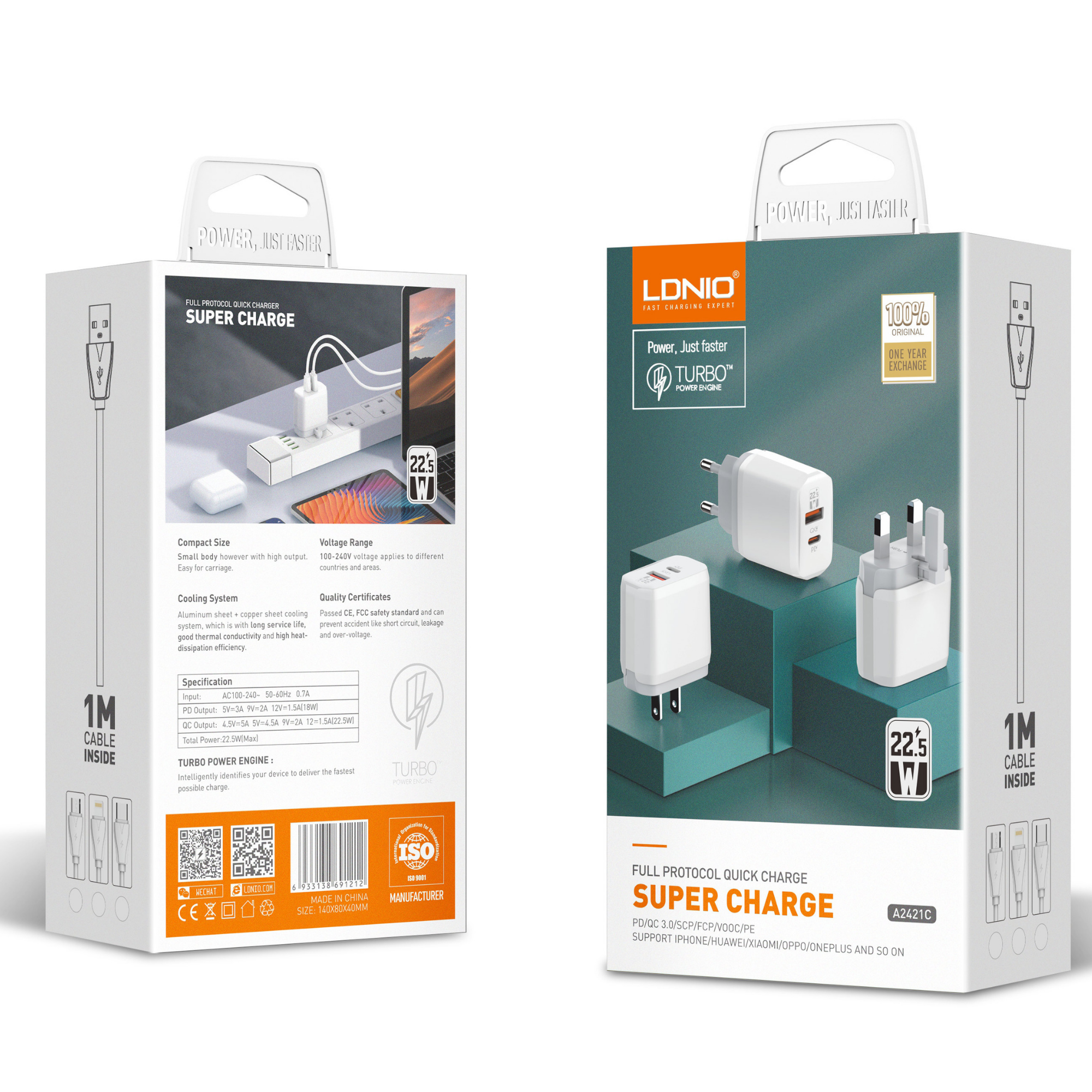 Ldnio Full Protocol Super Charge A2421C