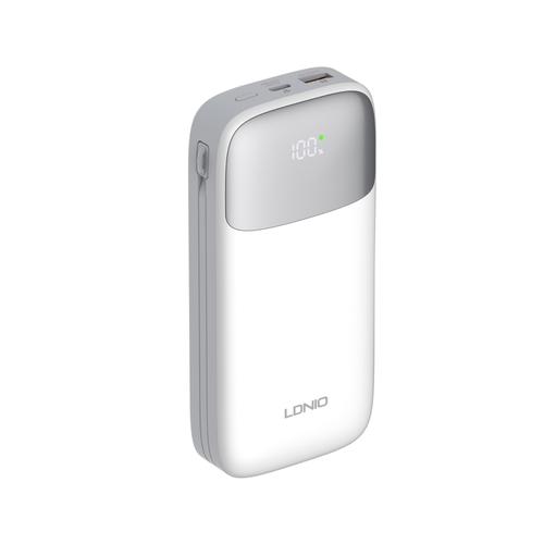 Ldnio Power Bank with 2 Cable Design PQ20