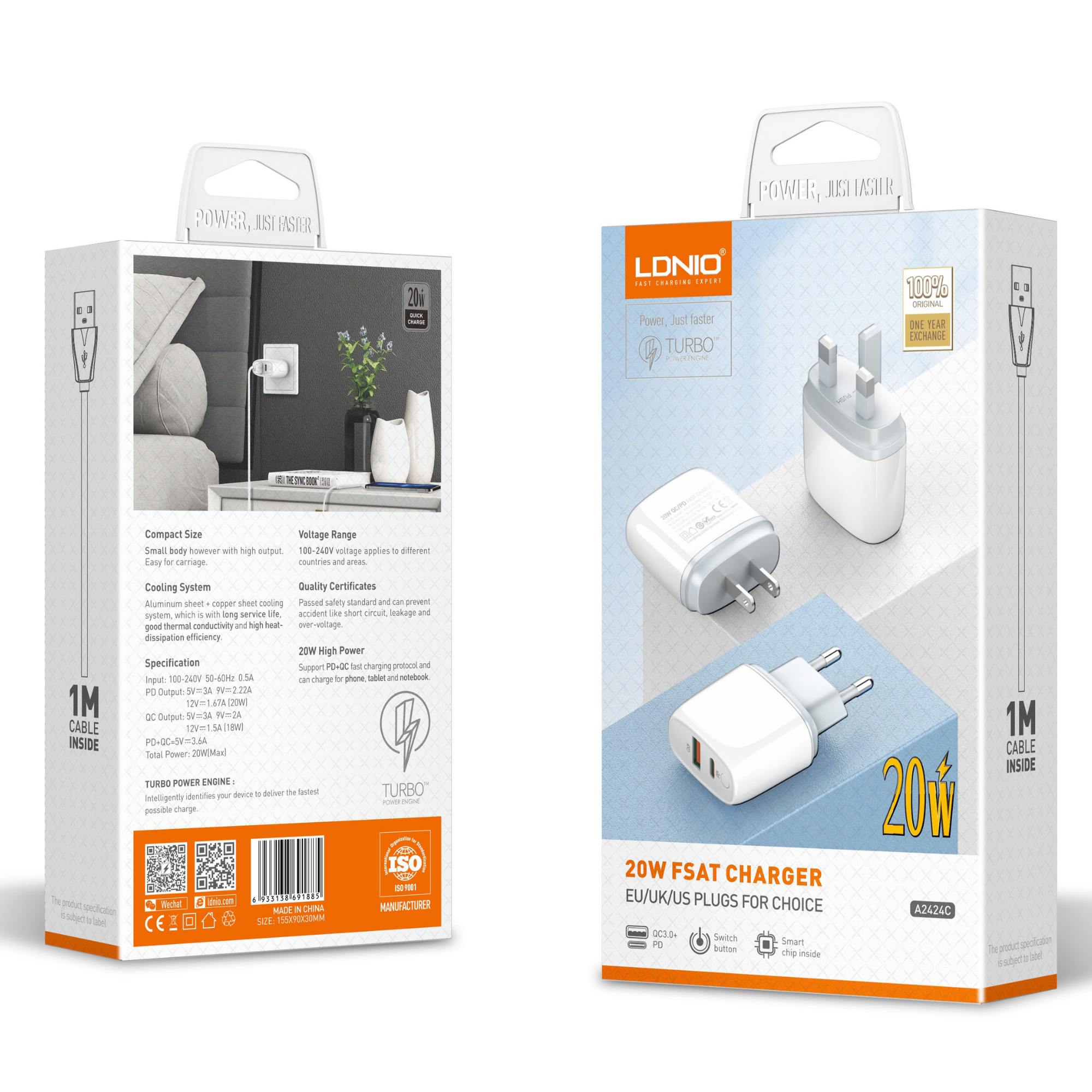 Ldnio Fast Charger A2424C