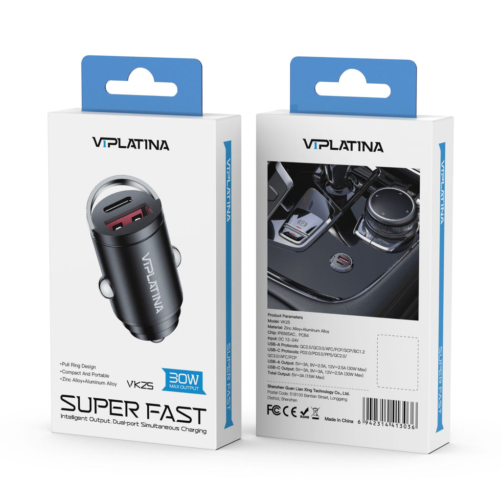 VIPLatina Super Fast Car Charger VK25
