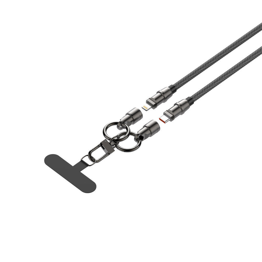 LDNIO 2 on 1 Lanyard Charging Cable LC22