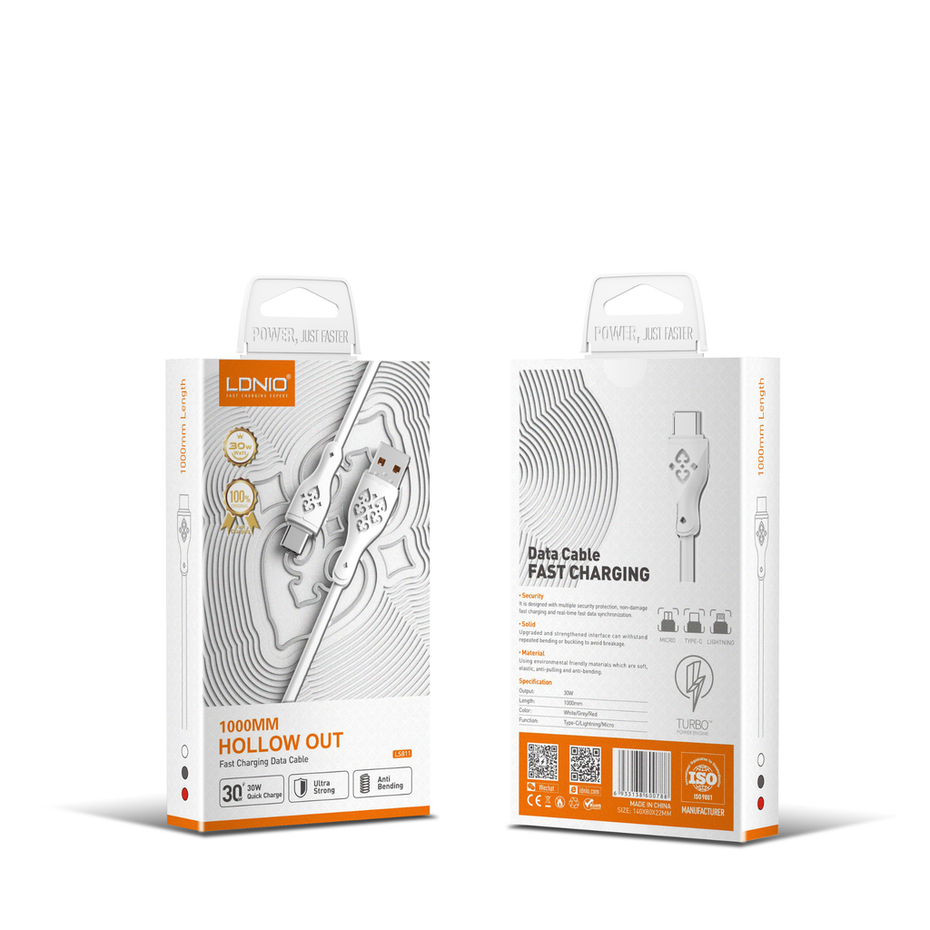 LDNIO 30W Fast Charging Cable LS811
