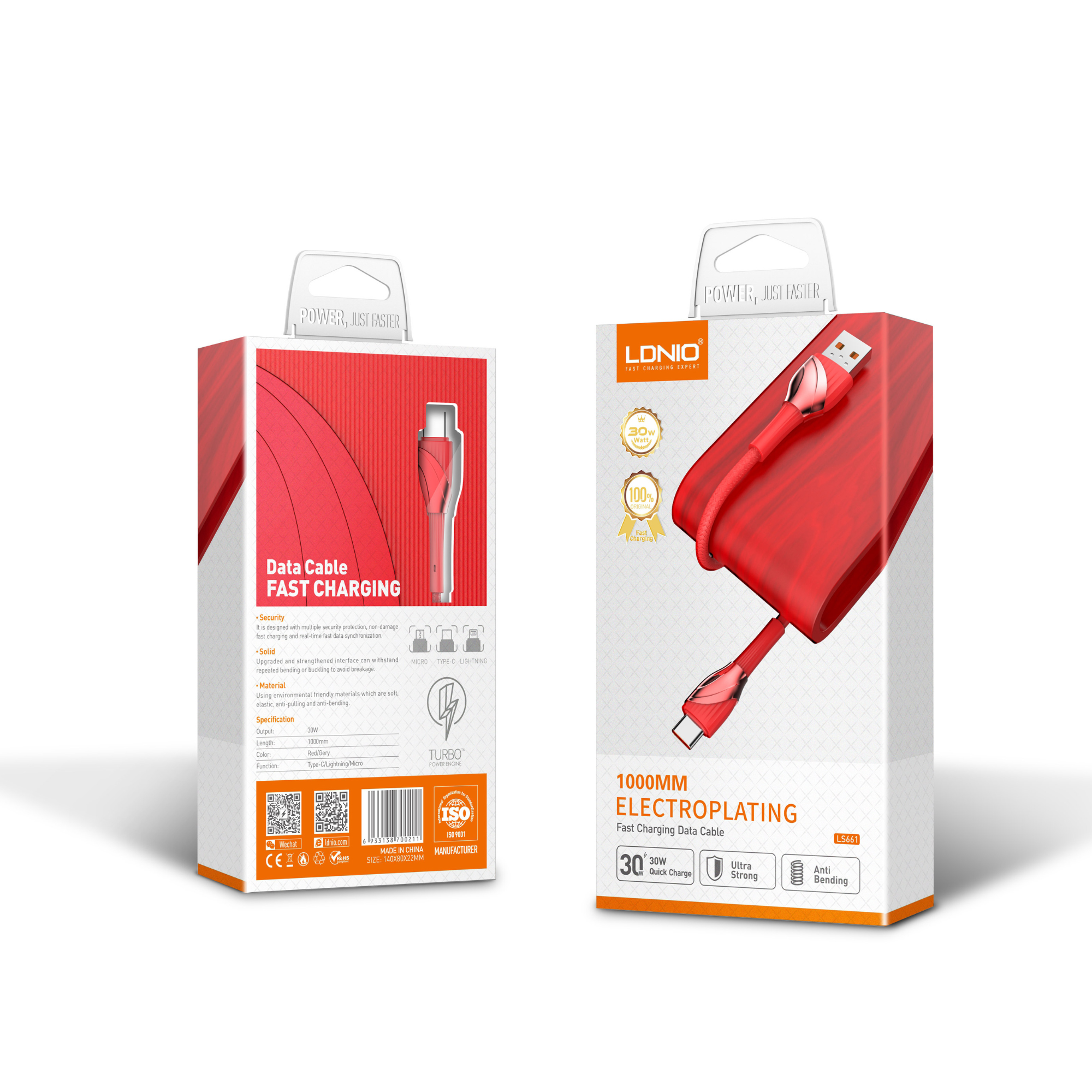 LDNIO 30W Fast Charging Cable LS661