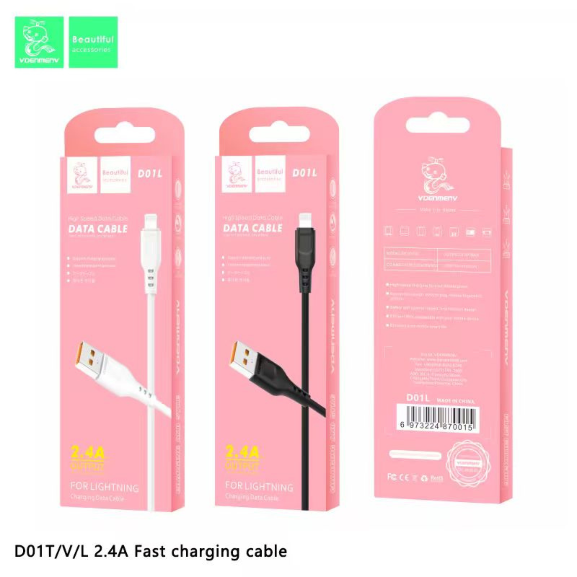 Vdenmenv High Speed Data Cable D01L