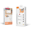 LDNIO 4 Power Socket & 4 USB 2500W SC4407