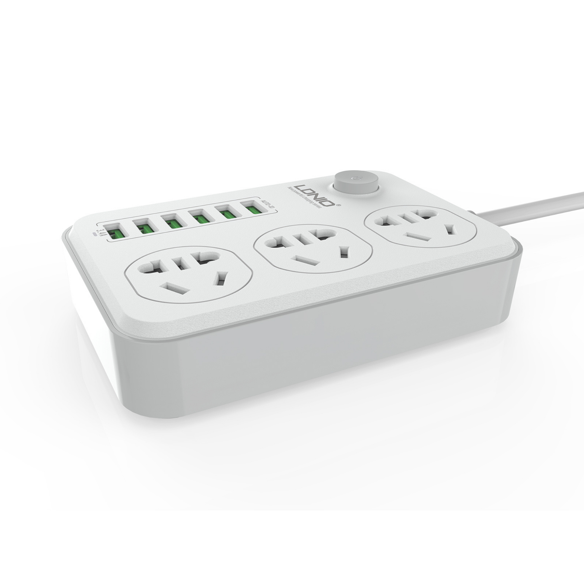LDNIO 3 Power Socket & 6 USB SC3603