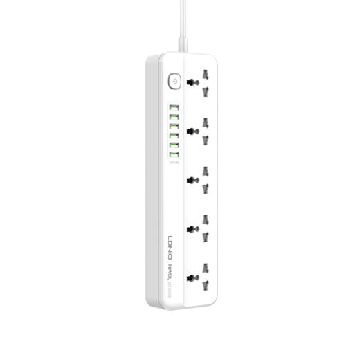 LDNIO 5 Power Socket & 6USB 2M 2500W SC5614