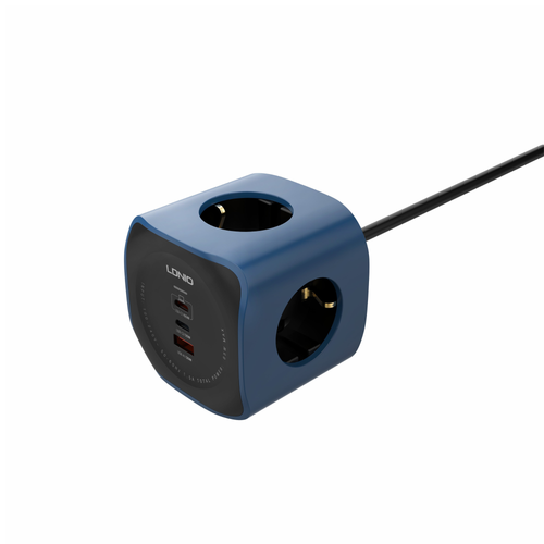 LDNIO 6 in 1 Power Socket Cube Outlet 2500W SE3338