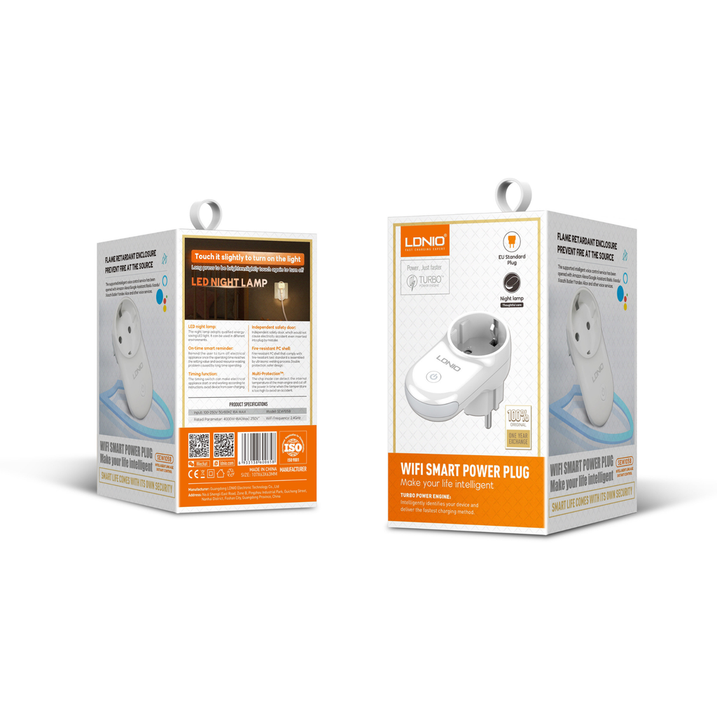 LDNIO Wifi Smart Power Plug With LED SEW1058