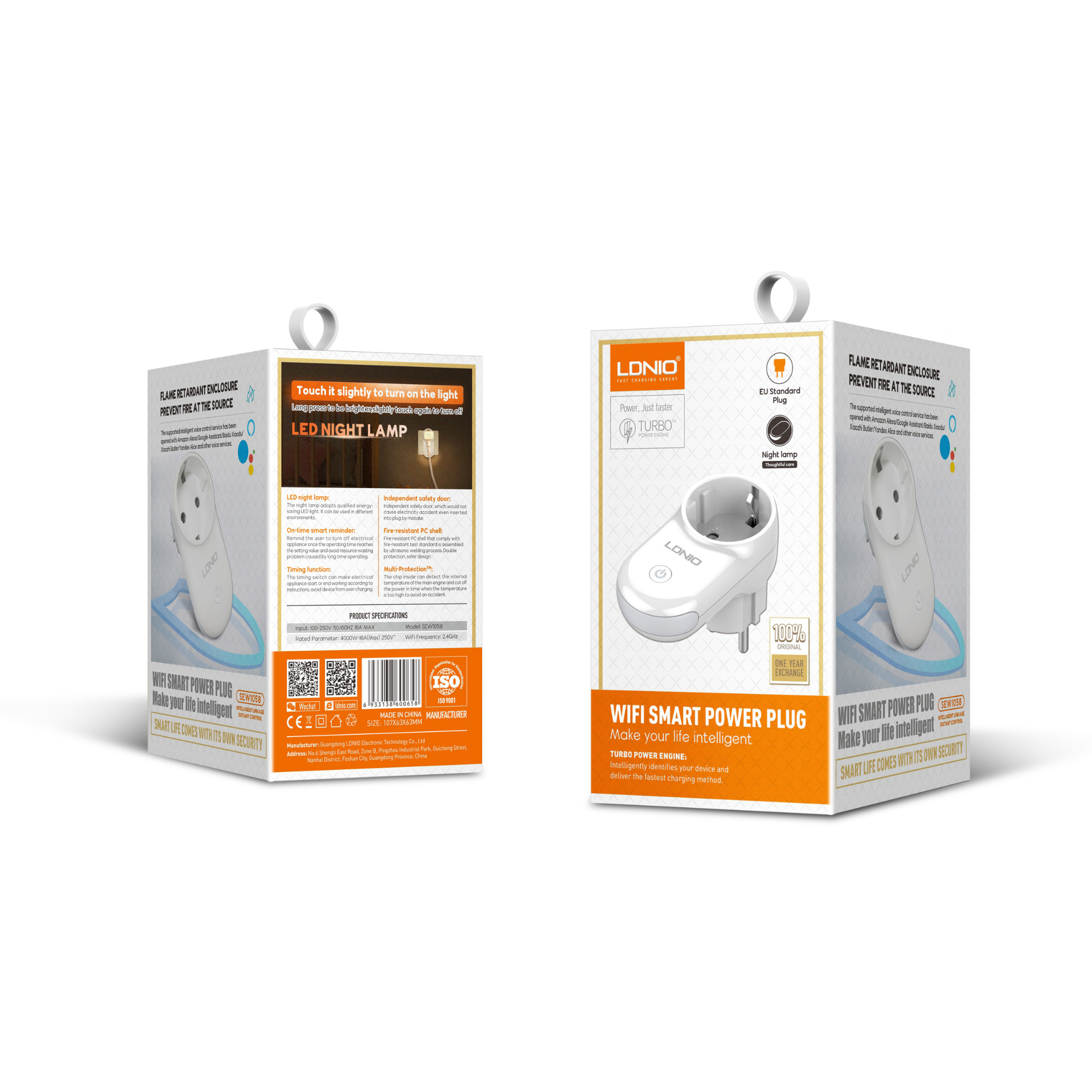 LDNIO Wifi Smart Power Plug With LED SEW1058