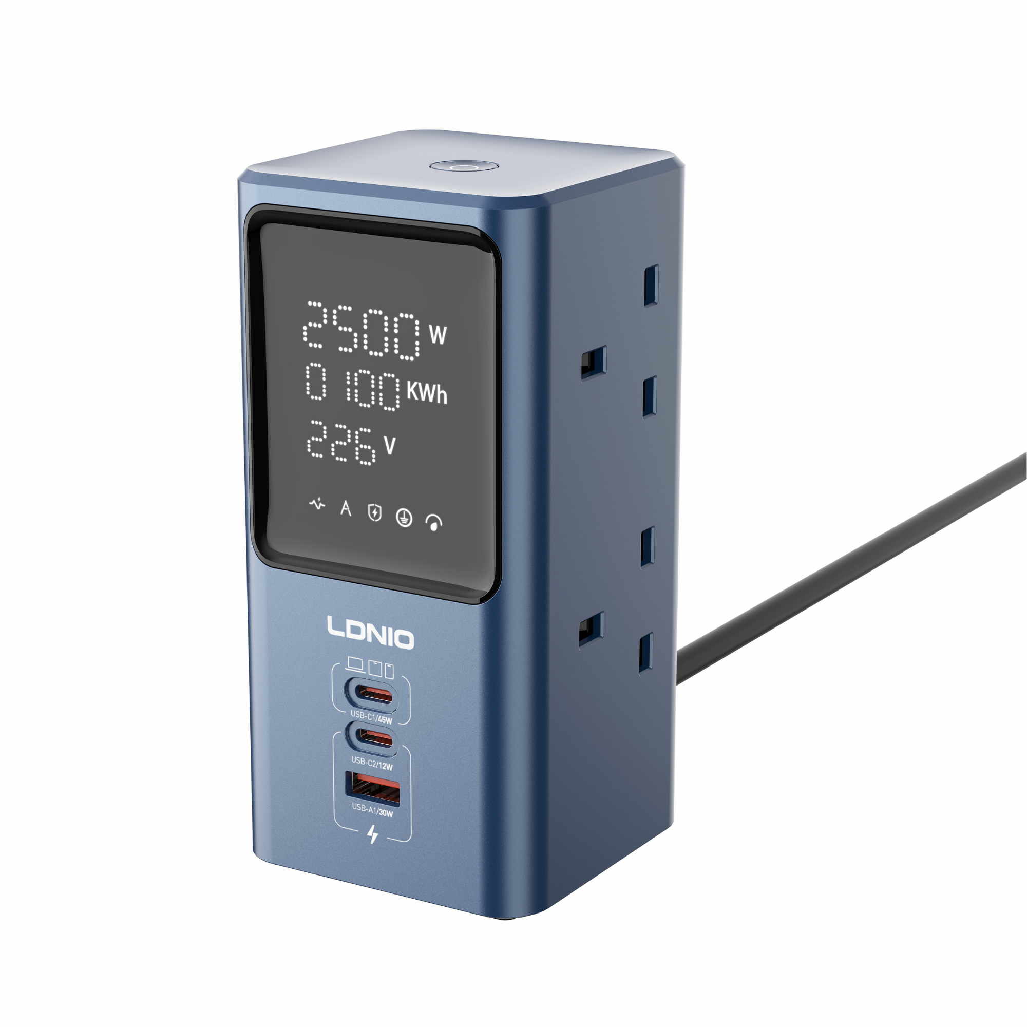 LDNIO Tower Extension Power Socket 2500W SK2