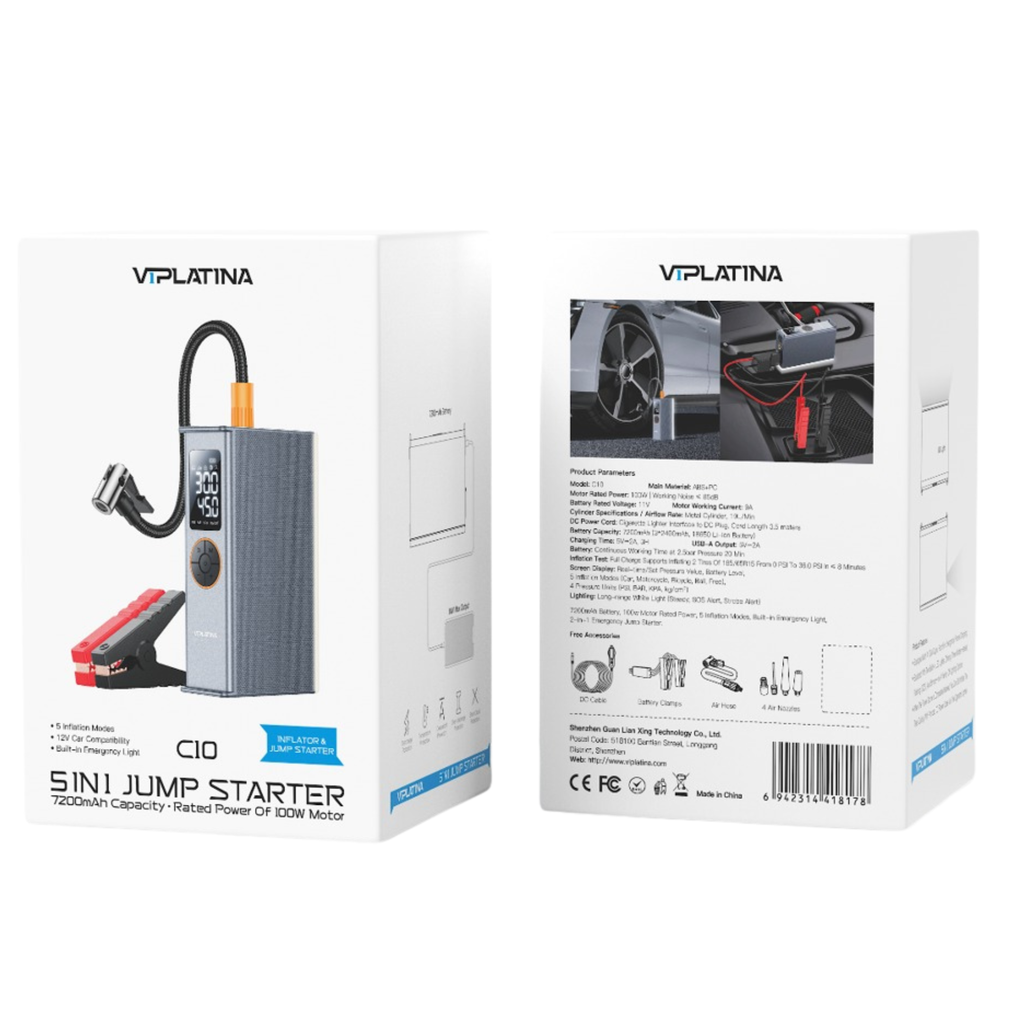 VIPLATINA 5IN1 JUMP STARTER