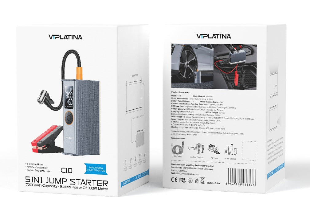 VIPLATINA 5IN1 JUMP STARTER