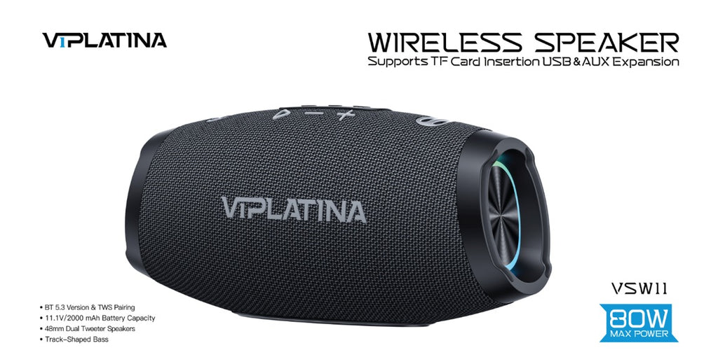 VIPLATINA  WIRELESS SPEAKER VSW11