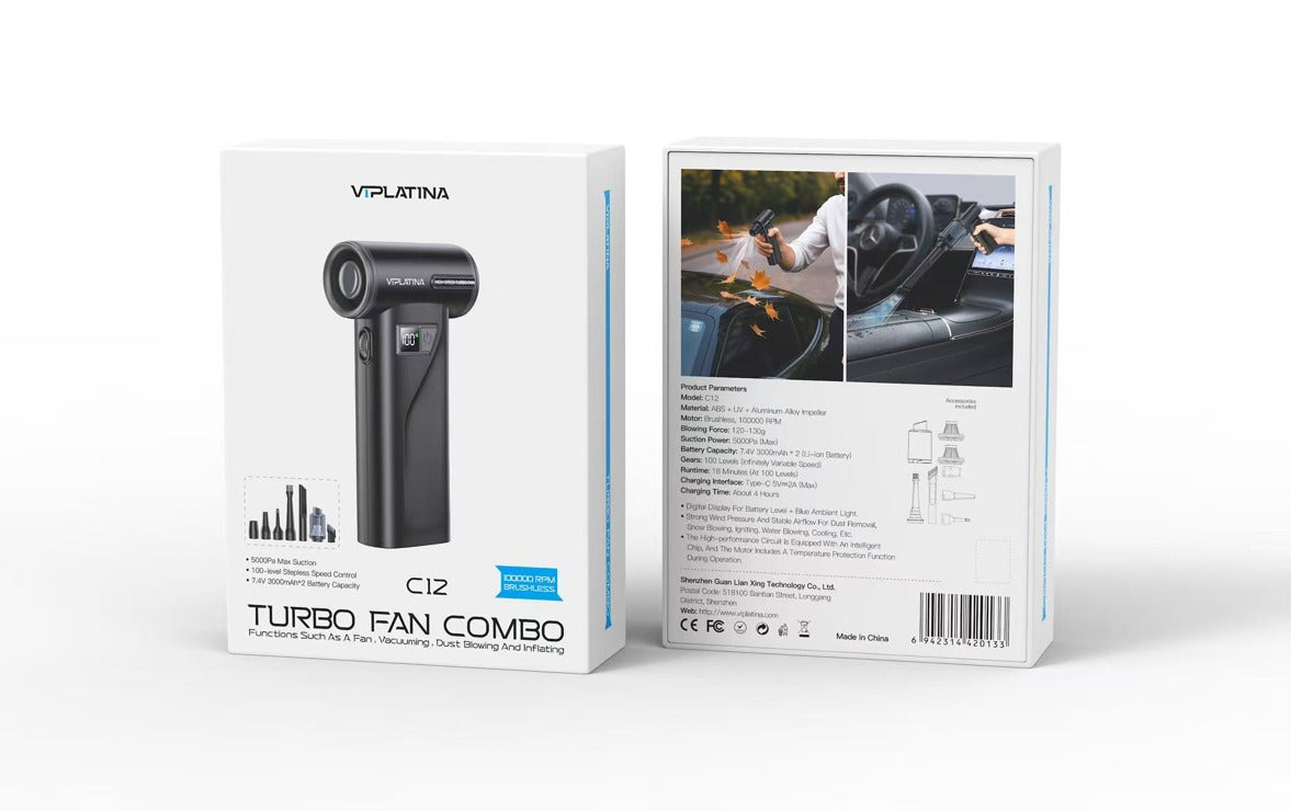 VIPLATINA TURBO FAN COMBO C12